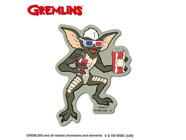 GREM-10 グレムリン ダイカットステッカー 映画鑑賞