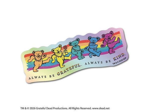 GFD-026 GRATEFUL DEAD ホログラムステッカー ALWAYS BE KIND