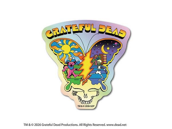 GFD-027 GRATEFUL DEAD ホログラムステッカー Day & Night Butterfly