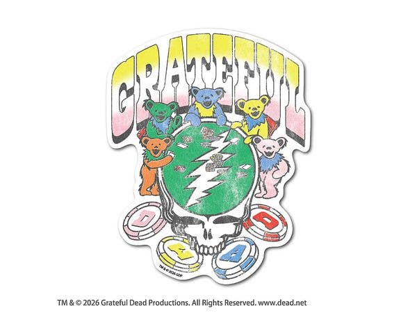 GFD-031 GRATEFUL DEAD ビッグサイズステッカー Casino