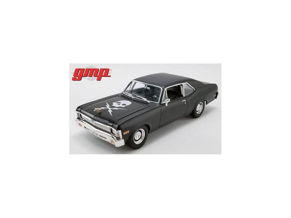 1/18 GMP 1971 Chevrolet Nova Matte Black (as driven in horror film Death Proof)
