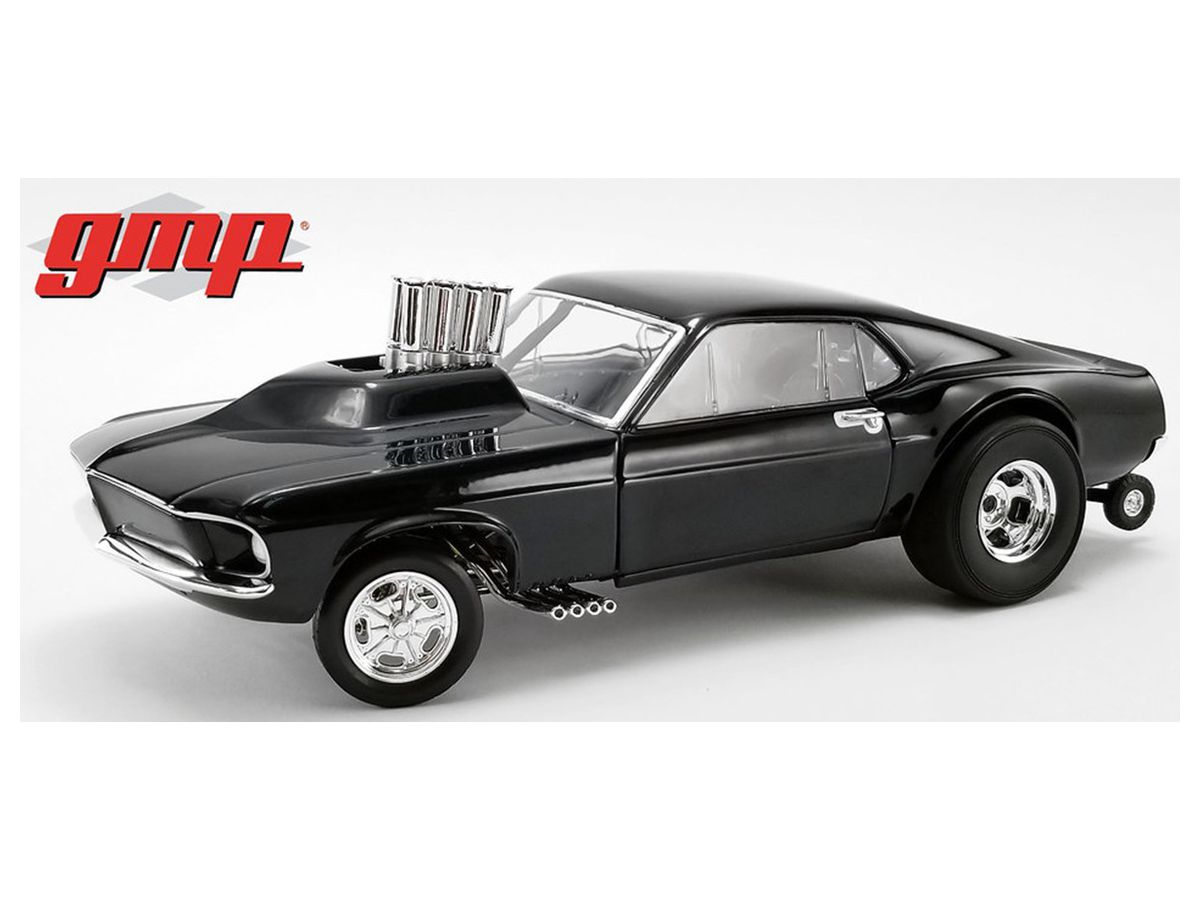 1/18 GMP 1969 Mustang Gasser Show Stopper Triple Gloss Black