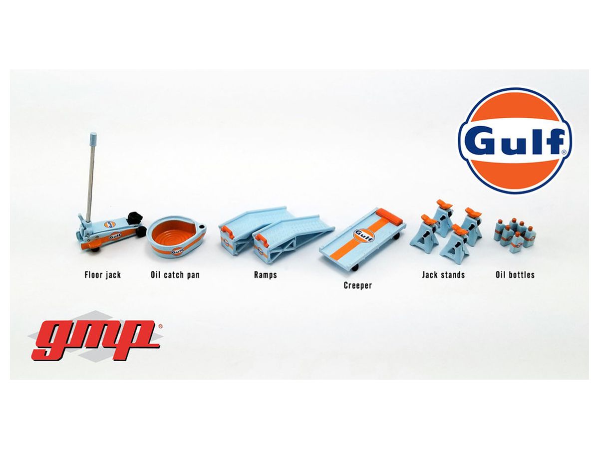 1/18 GMP Shop Tool Set #2 Gulf Oil