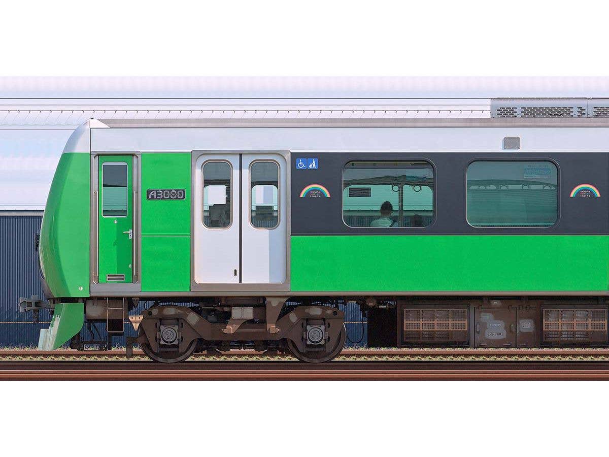 静岡鉄道A3000形 (フレッシュグリーン)2両編成セット (動力付き)