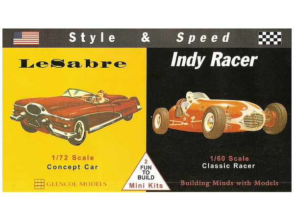 1/72 セイバーコンセプトカー & 1/60 インディ・レーサー スタイル&スピードセット