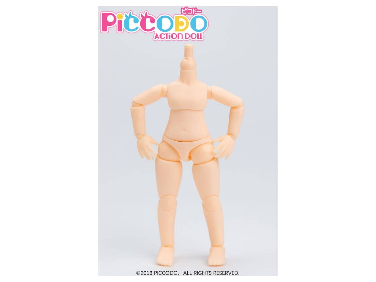 PICCODOシリーズ BODY8 PLUS デフォルメドールボディ PIC-D003N ナチュラル