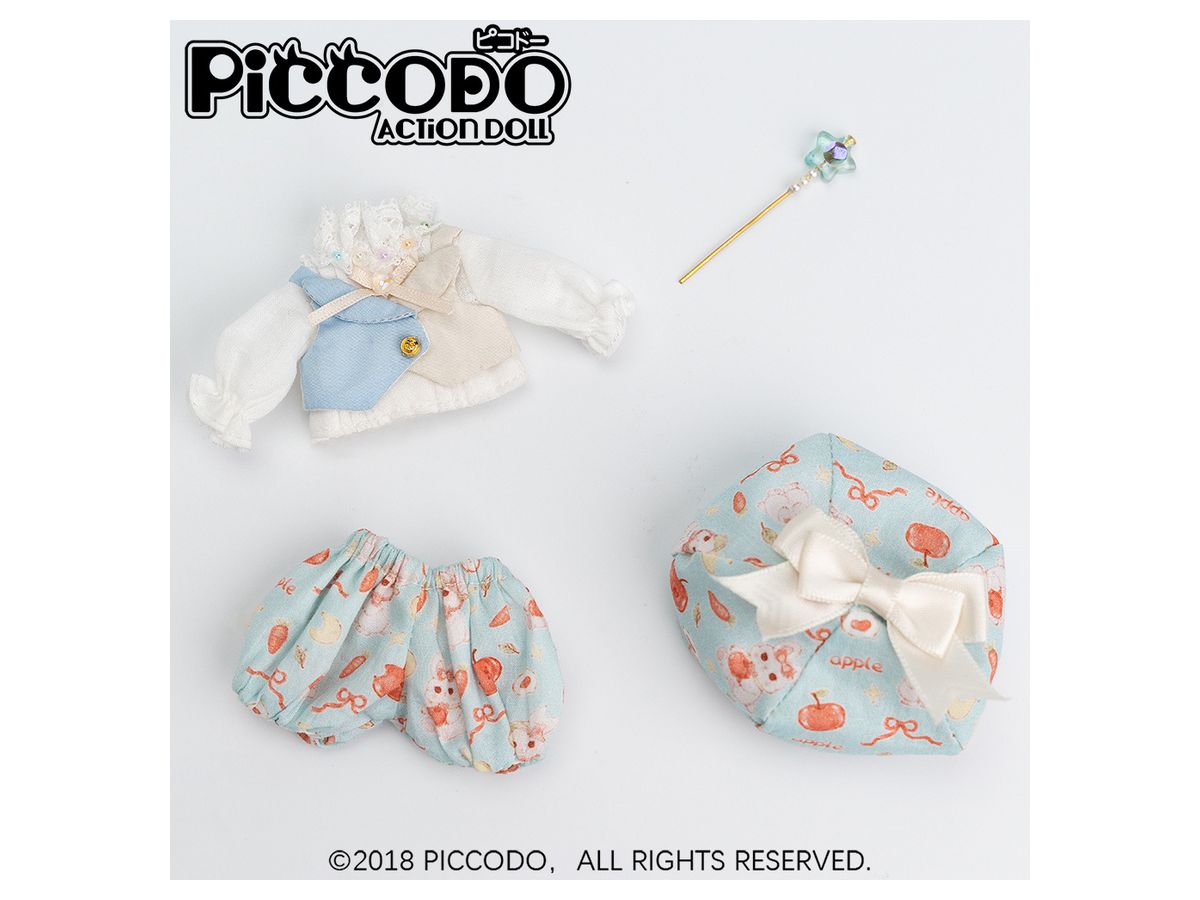 PICCODO ACTION DOLL ドール服セット ミントラビット