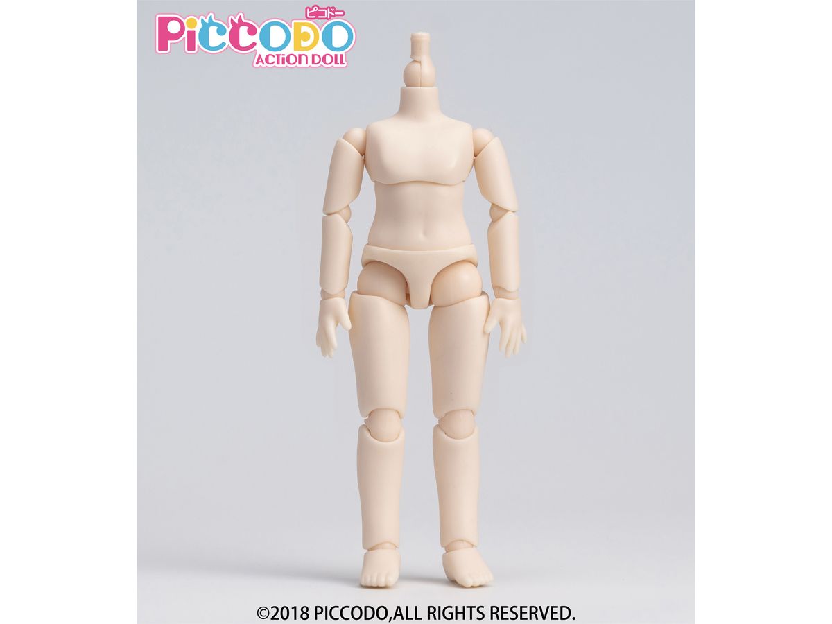 PICCODO BODY11 デフォルメドールボディ PIC-D005D ドールホワイト