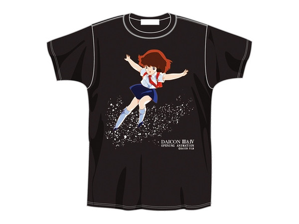 DAICON3 女の子 Tシャツ フルカラー Black S