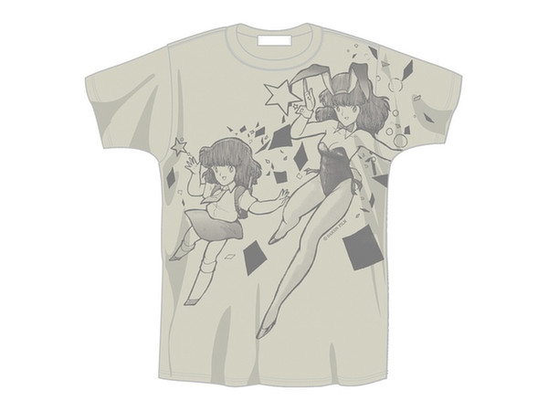 DAICON3&4 女の子 Tシャツオーバープリント (S) シルバーグレイ