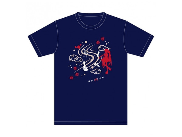 魔法少女大戦 GAINAXオリジナルデザイン和柄Tシャツ 青葉鳴子 Sサイズ