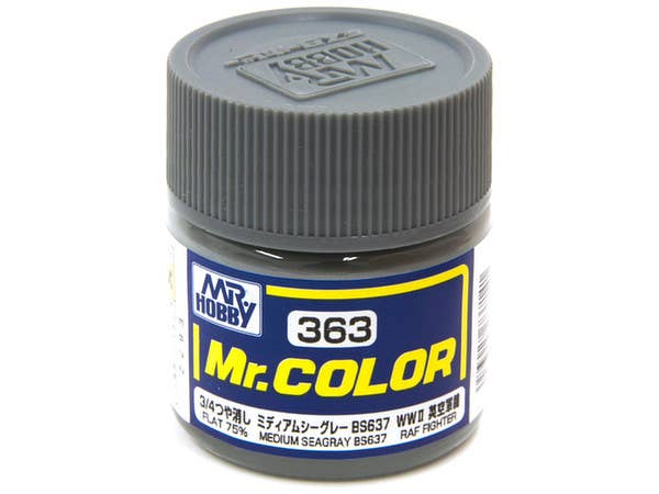 Mr.カラー C363 (3/4つや消し) ミディアムシーグレイ