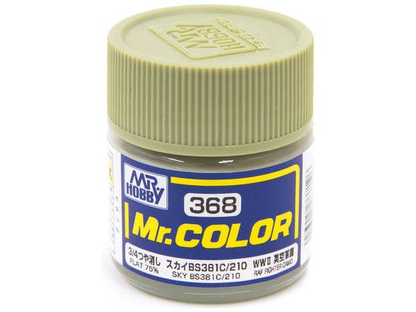 Mr.カラー C368 (3/4つや消し) スカイ BS381C/210
