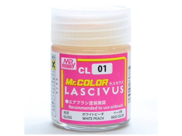 Mr.カラー CL01 (光沢) LASCIVUS(ラスキウス) ホワイトピーチ 18ml