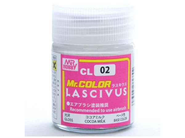 Mr.カラー CL02 (光沢) LASCIVUS(ラスキウス) ココアミルク 18ml