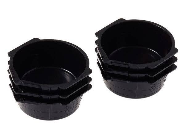 Mr.塗料カップ(ブラック)6個入り