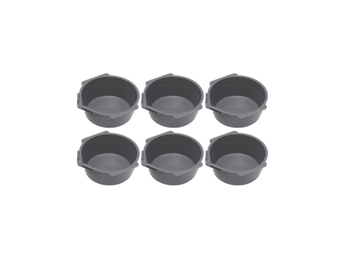 Mr.塗料カップ(グレー)6個入り