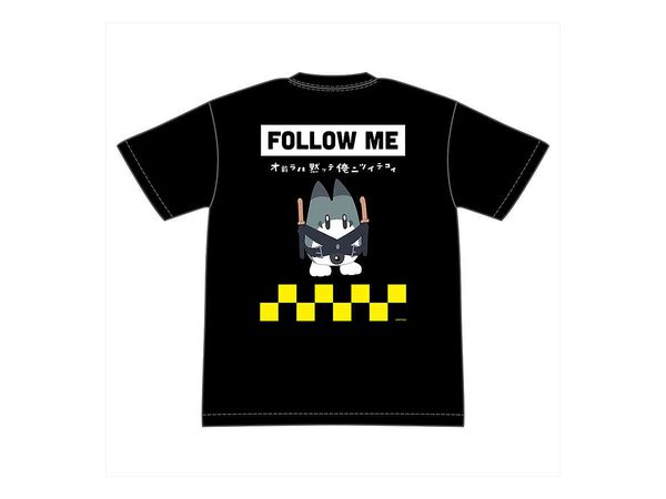 けもフレ2 ラッキービースト (型番不明・コマンド) FOLLOW ME バックプリントTシャツ M