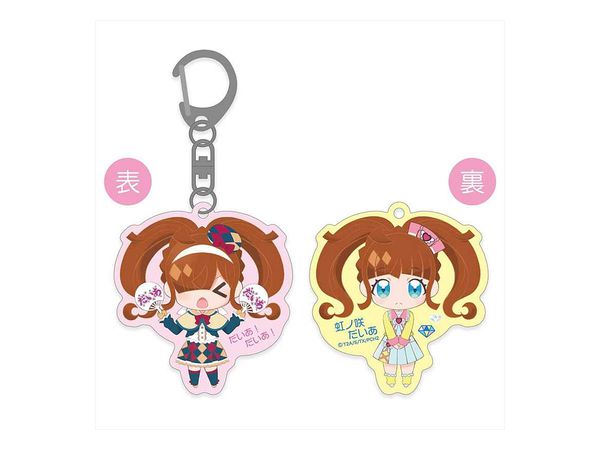 キラッとプリチャン キラッネタ オモテウラァクリル W虹ノ咲だいあ