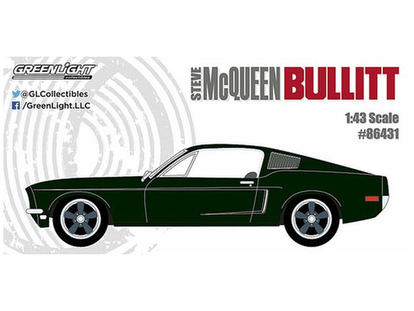1/43 ハリウッドシリーズ 3 Bullitt (1968) – 1968 Ford Mustang