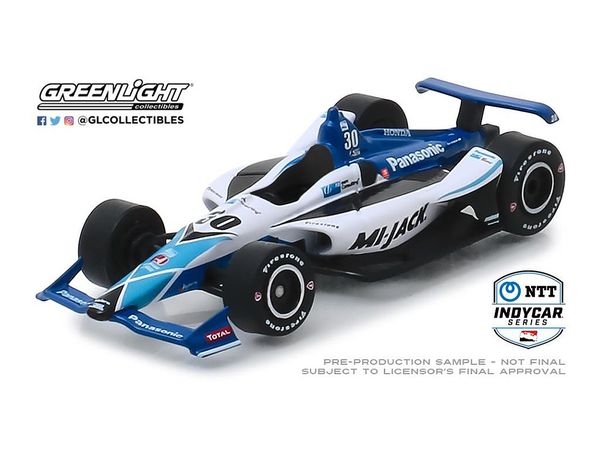 1/64 2019 #30 Takuma Sato/Rahal Letterman Lanigan Racing, Panasonic/MiJack