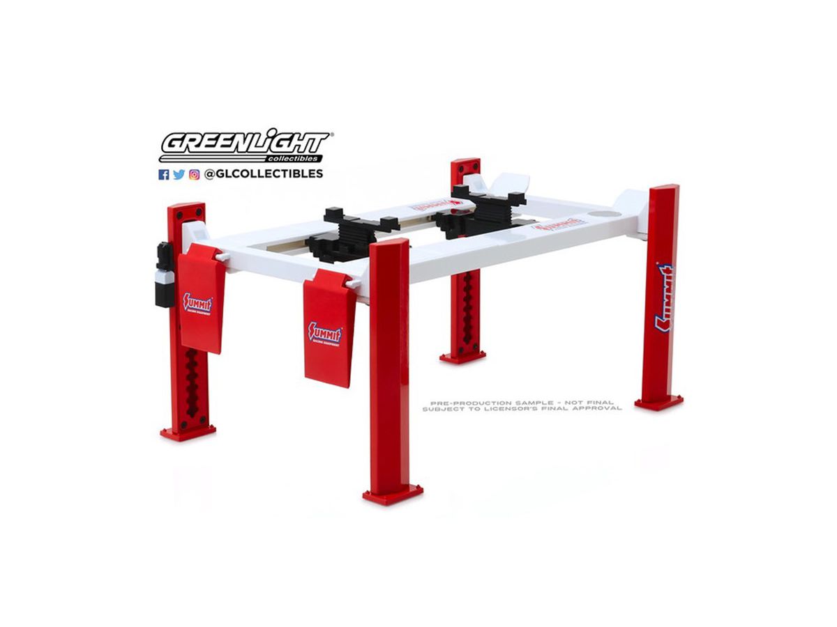 1/18 GreenLight Four-Post Lift Summit Racing Equipment