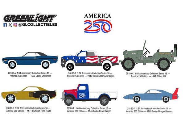 1/64 Anniversary Collection Series 18 1Box 6pcs