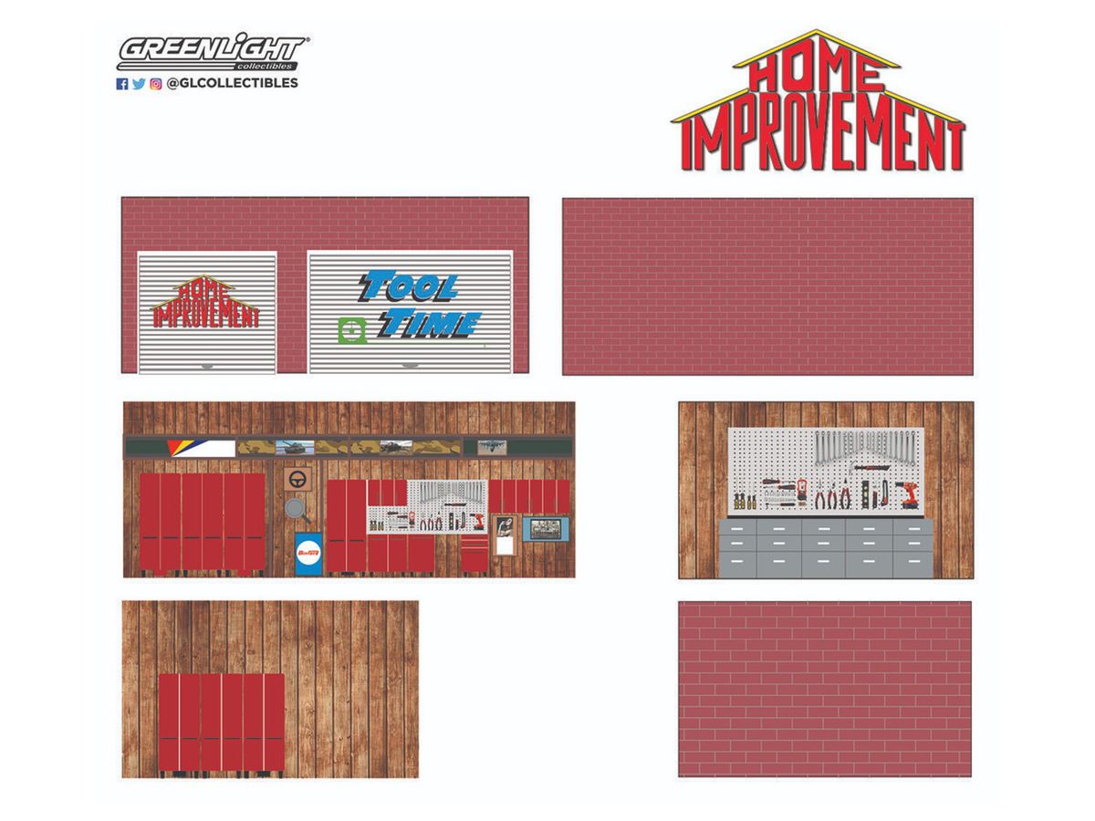 1/64 GreenLight Mechanic's Corner Series 7 Weekend Workshop Home Improvement (1991-99 TV Series)