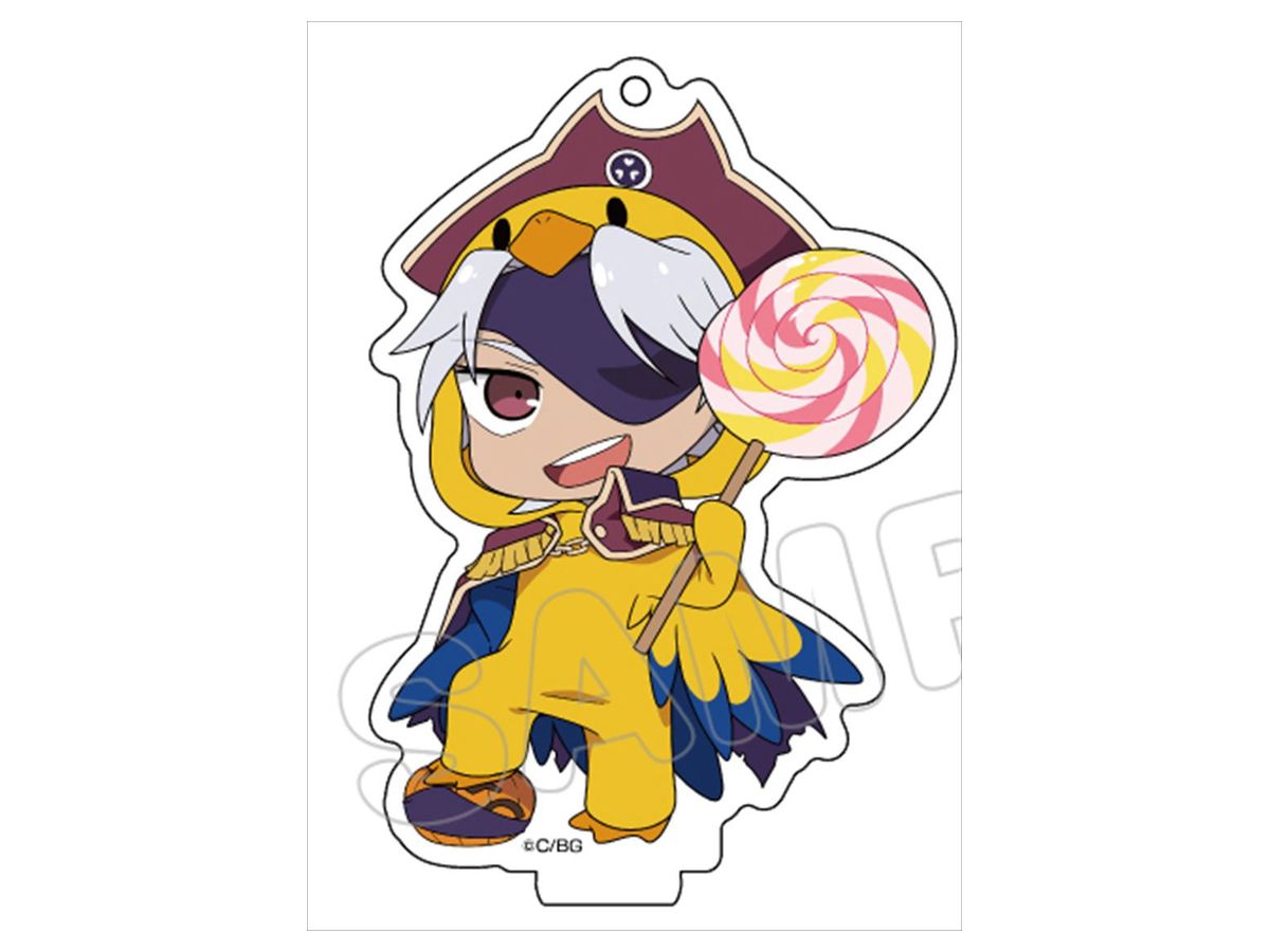 学園BASARA あにまるっこアクリルキーホルダー/長曾我部元親 / ハロウィンVer.