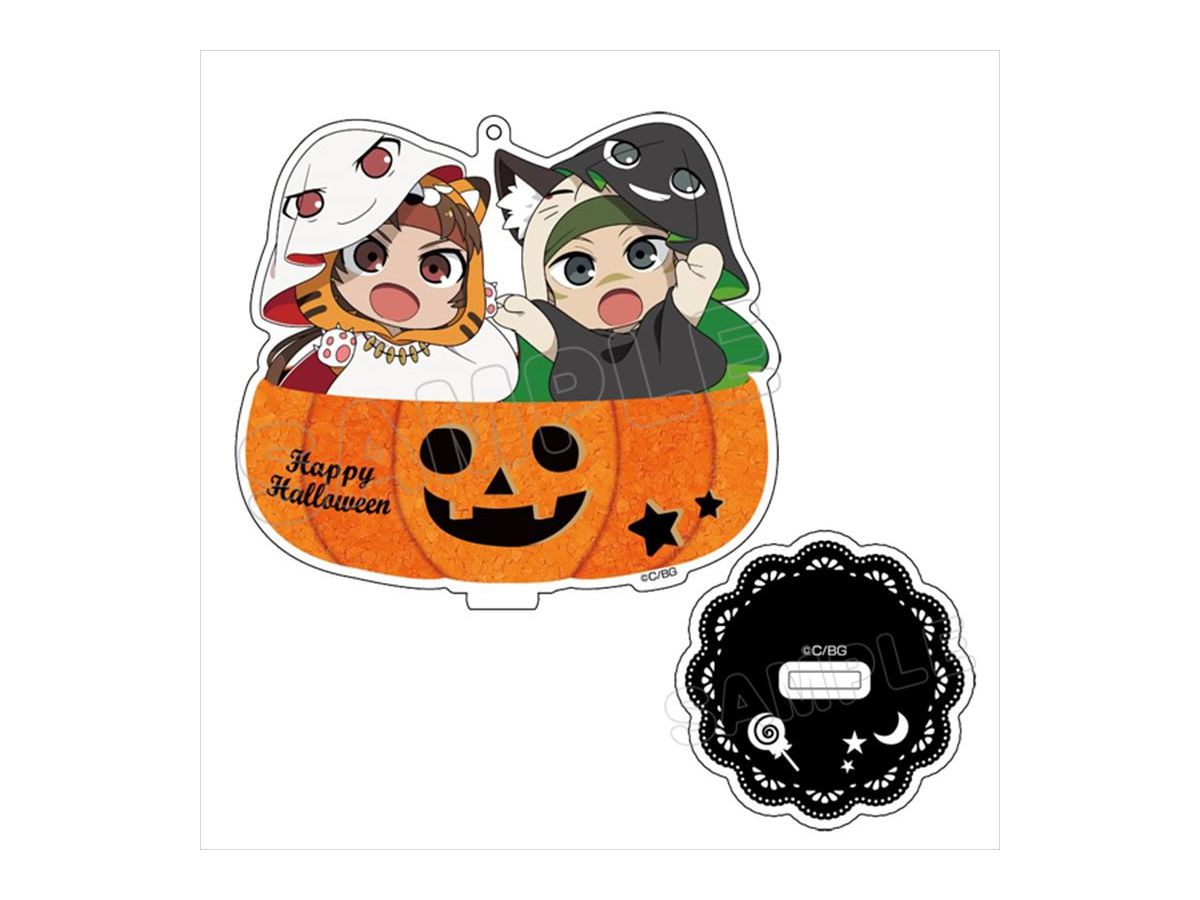 学園BASARA あにまるっこペアアクリルキーホルダー台座付き/幸村&佐助 ハロウィンVer.