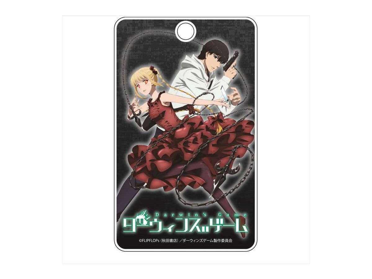 ダーウィンズゲーム ABSパスケース カナメ & シュカ A (ブラック)