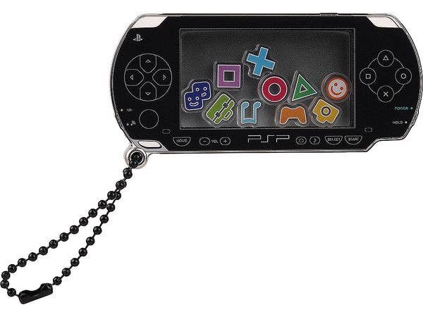 PlayStation: PSP(TM) (PlayStation(TM)Portable)のシャカシャカアクリルキーホルダー 黒Ver.