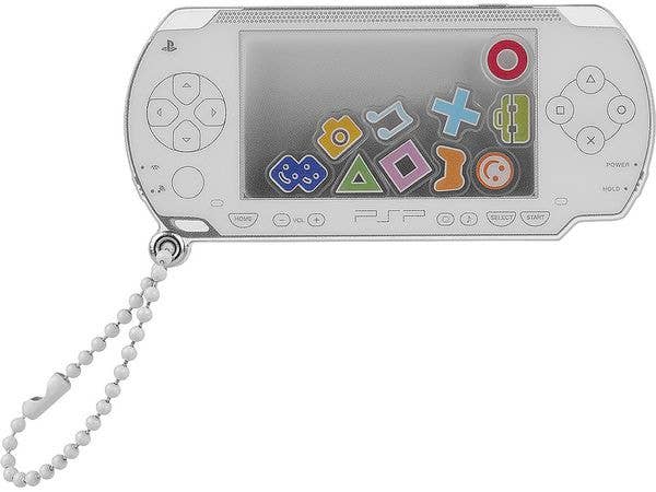 PlayStation: PSP(TM) (PlayStation(TM)Portable)のシャカシャカアクリルキーホルダー 白Ver.