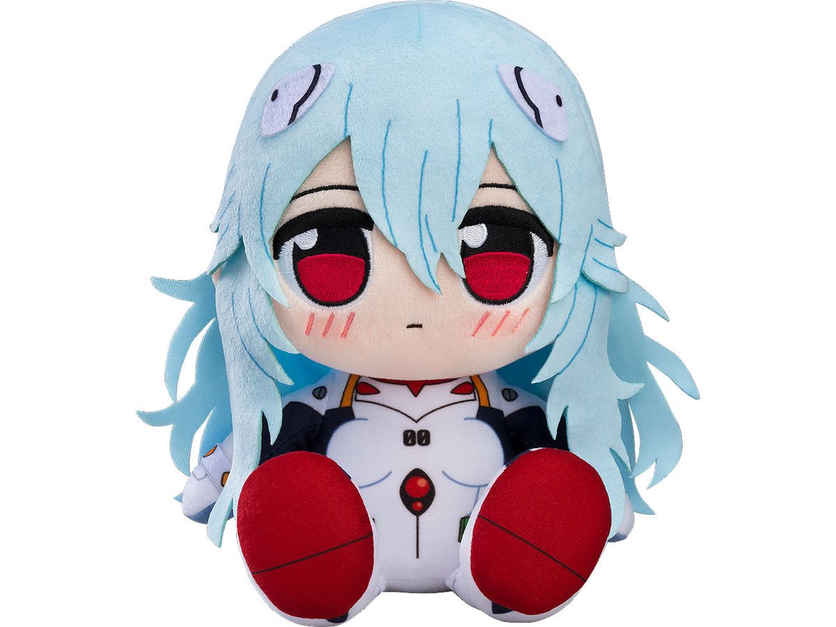 ヱヴァンゲリヲン新劇場版: くりぱん ぬいぐるみ 綾波 レイ ロング (ロングヘア:白プラグスーツ)