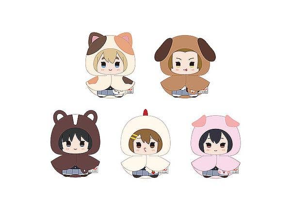 けいおん! ふわ雨シリーズ トレーディングぬいぐるみストラップ BOX(全5種) 1Box 5pcs