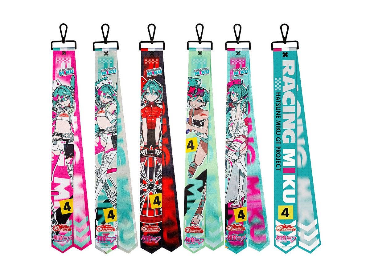 初音ミク GTプロジェクト 初音ミク レーシングVer. 2025 トレーディングリボンストラップ 1Box 6pcs