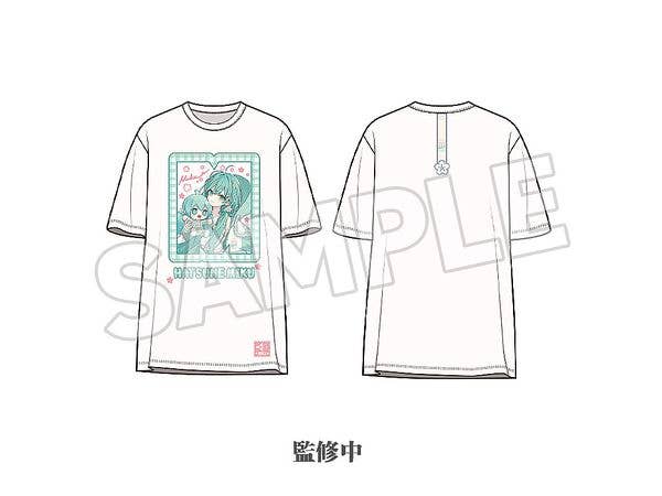 初音ミク ミクハグシリーズ Tシャツ フラワーVer.