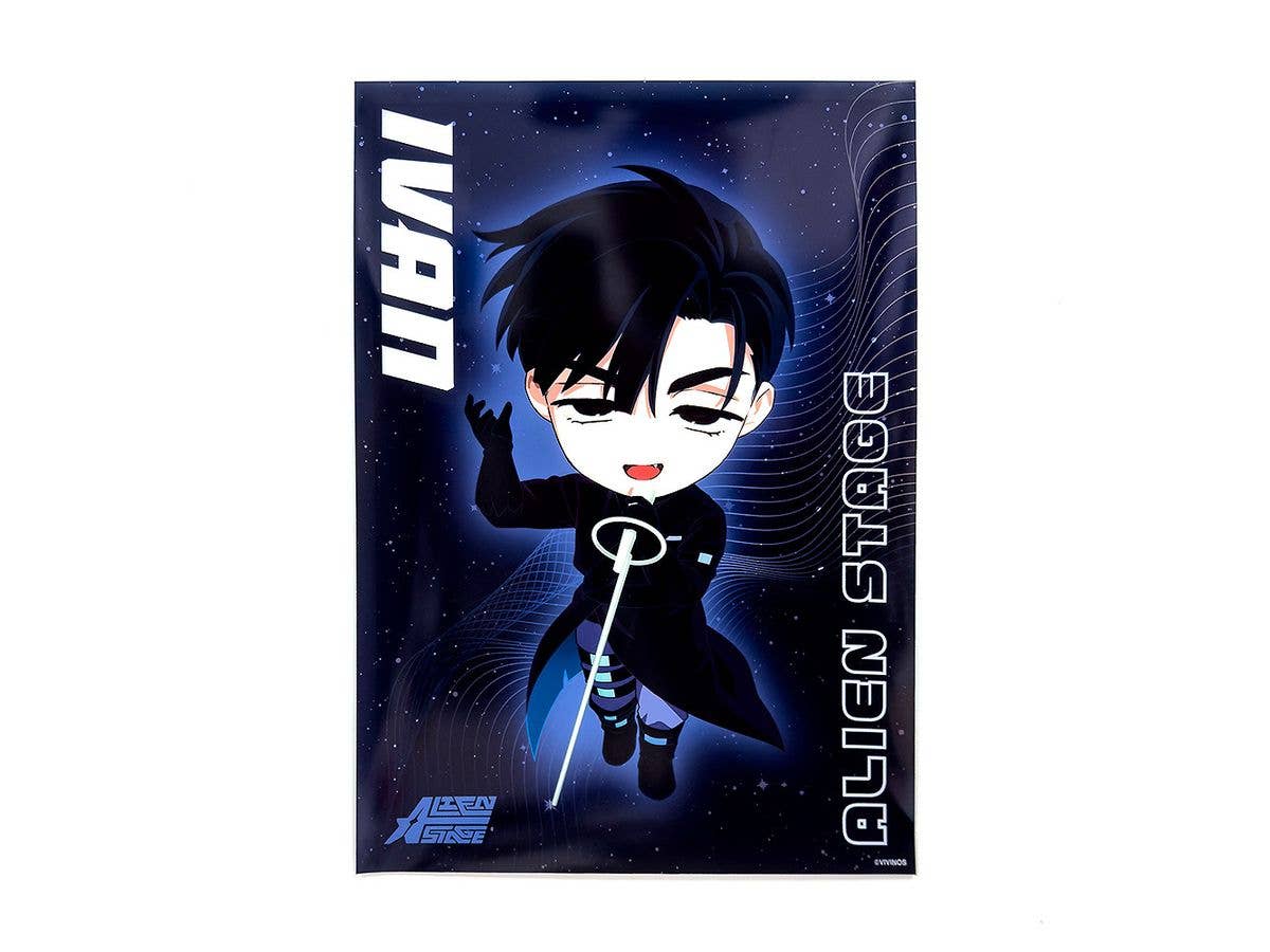 ALIEN STAGE ねんどろいどぷらす クリアポスター イヴァン