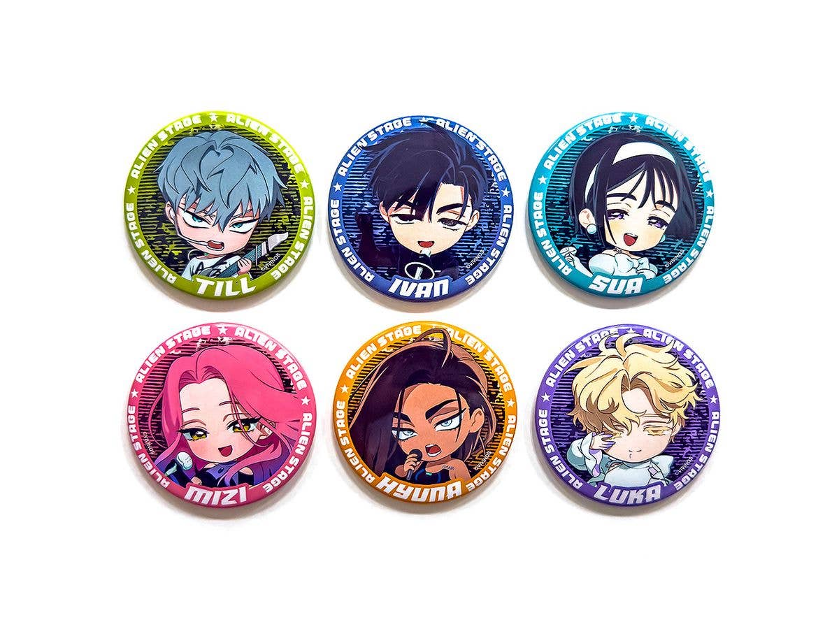 ALIEN STAGE ねんどろいどぷらす トレーディング缶バッジ (ランダム1P)