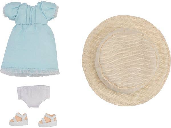 ねんどろいどどーる おようふくセット シンプルワンピース(ブルー)