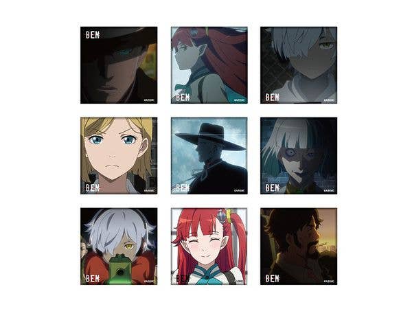 BEM トレーディングスクエア缶バッジコレクション 1Box 9pcs