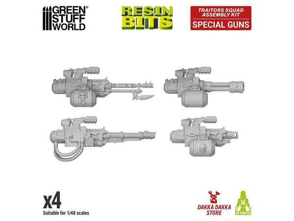 1/48 DakkaDakka トレイターズスクワッド カオス・スペシャルガン (4個入り)