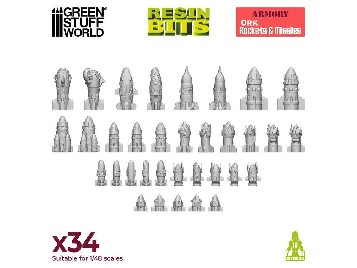 1/48 オーク・ミサイル & ロケットパーツ