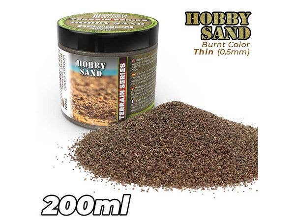 ホビーサンド - バーントブラウン細目(200ml)