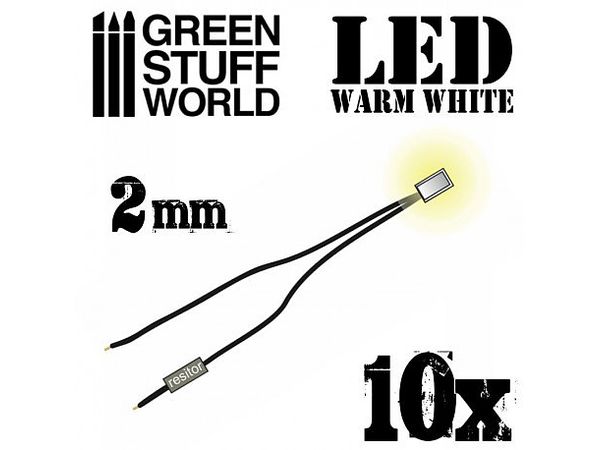 2mm LEDライト 電球色 (ウォームホワイト)