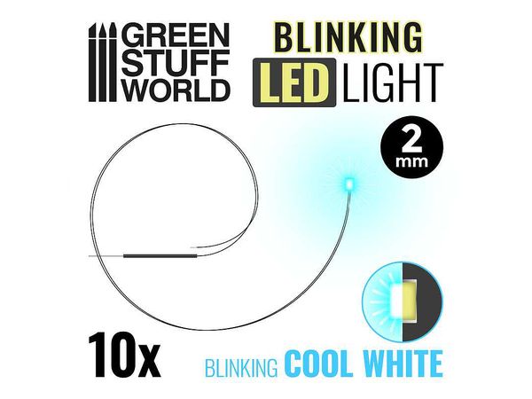 電飾基材 点滅式LED ホワイトカラー2mm