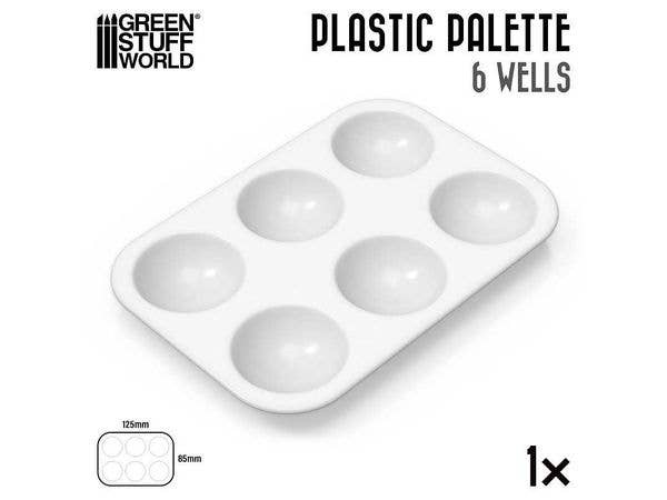 プラスチック長方形ミキシングパレット