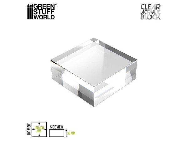 アクリル展示台 100x100x30mm