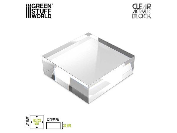 アクリル展示台 120x120x30mm