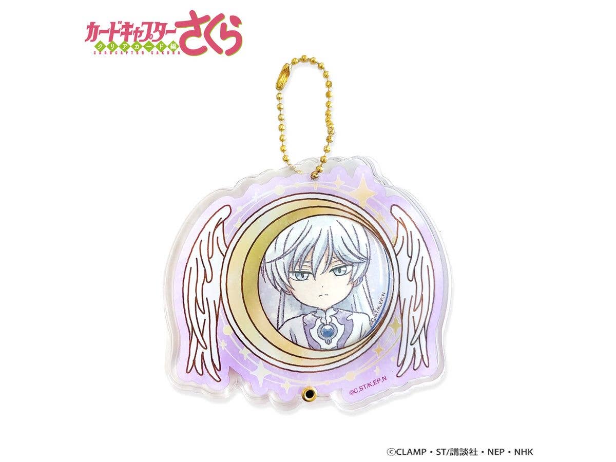 アニメ カードキャプターさくら クリアカード編: アクリルフレーム & 缶バッジセット / 月